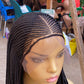 Cornrow Braid Wig - 13x6 Lace Frontal - Laraba