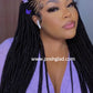 Cornrow Braid Wig "13 by 4 Lace Frontal" Wig Val