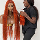 Bohemian Knotless - TARA COPPER RED (100% Human Hair)