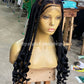 Coileray HairStyle Jumbo Knotless Braid, Full Lace, Color 1B, 30 Inches, Glueless