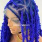 Distressed Butterfly Faux Locs Wig - Tessy