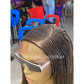 Cornrow Braid Wig - 13x4 Lace Frontal - Hawa