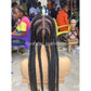 Pop Smoke Wig "Full Lace" Black Color