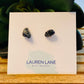 Kara Wire Wrapped Natural Stone Stud Earrings