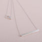 Latitude Bar Pendant Necklace