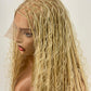 Bohemian Knotless Braid Wig "HD Full Lace" Blondy