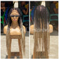 Shade Knotless Wig "Ombre Color" Medium Brown Full Lace