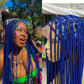 Shade knotless (PREMIUM BLUE) cost extra $50 for calf length