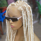Funki JUMBO BOX BRAID PLATINUM BLONDE. (FULL LACE)