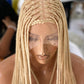 Shade Knotless In Premium Blond, Human Hair Swiss Full Lace, Tailbone, Glueless