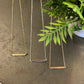 Latitude Bar Pendant Necklace