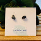 Kara Wire Wrapped Natural Stone Stud Earrings