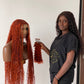 Bohemian Knotless - TARA COPPER RED (100% Human Hair)