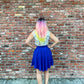 Royal Blue Skater Skirt