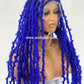 Distressed Butterfly Faux Locs Wig - Tessy