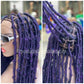 Destress Locs - Full Lace Purple Color - Makeba