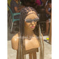 Shade Knotless Wig "Ombre Color" Medium Brown Full Lace