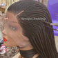 Cornrow Braid Wig - Full Lace Side Part - Candy