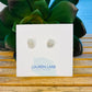 Kara Wire Wrapped Natural Stone Stud Earrings