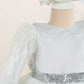 Jaelyn White Baby Dress Set