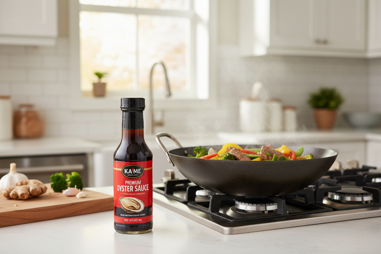 Ka'me Premium Oyster Sauce - Authentic Asian Stir Fry Sauce, 7.1 oz (Pack of 6)