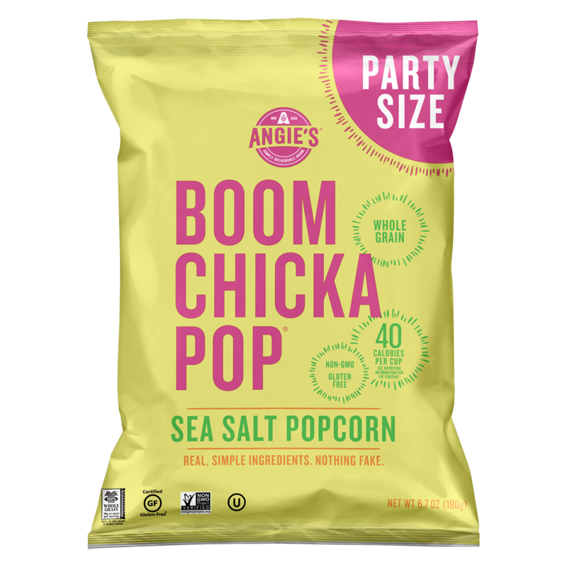 Angie's Popcorn Sea Salt (Pack of 4-6.7 Oz Bags)