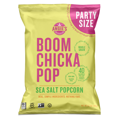 Angie's Popcorn Sea Salt (Pack of 4-6.7 Oz Bags)