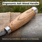 Large Straight Gouge (Rounded Chisel), 10 - 45 mm (0.4 - 1.8 inches)