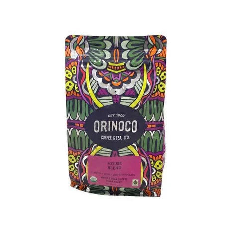 Orinoco Coffee & Tea - Coffee House Blend, Whole Bean, 12 Oz, 6-Pack