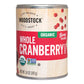Woodstock Organic Cranberry Sauce, Whole Berry, 14 Oz. Can, Case of 12