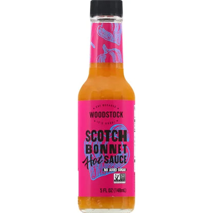 Woodstock Scotch Bonnet Hot Sauce (Pack of 12 - 5 Fl Oz)