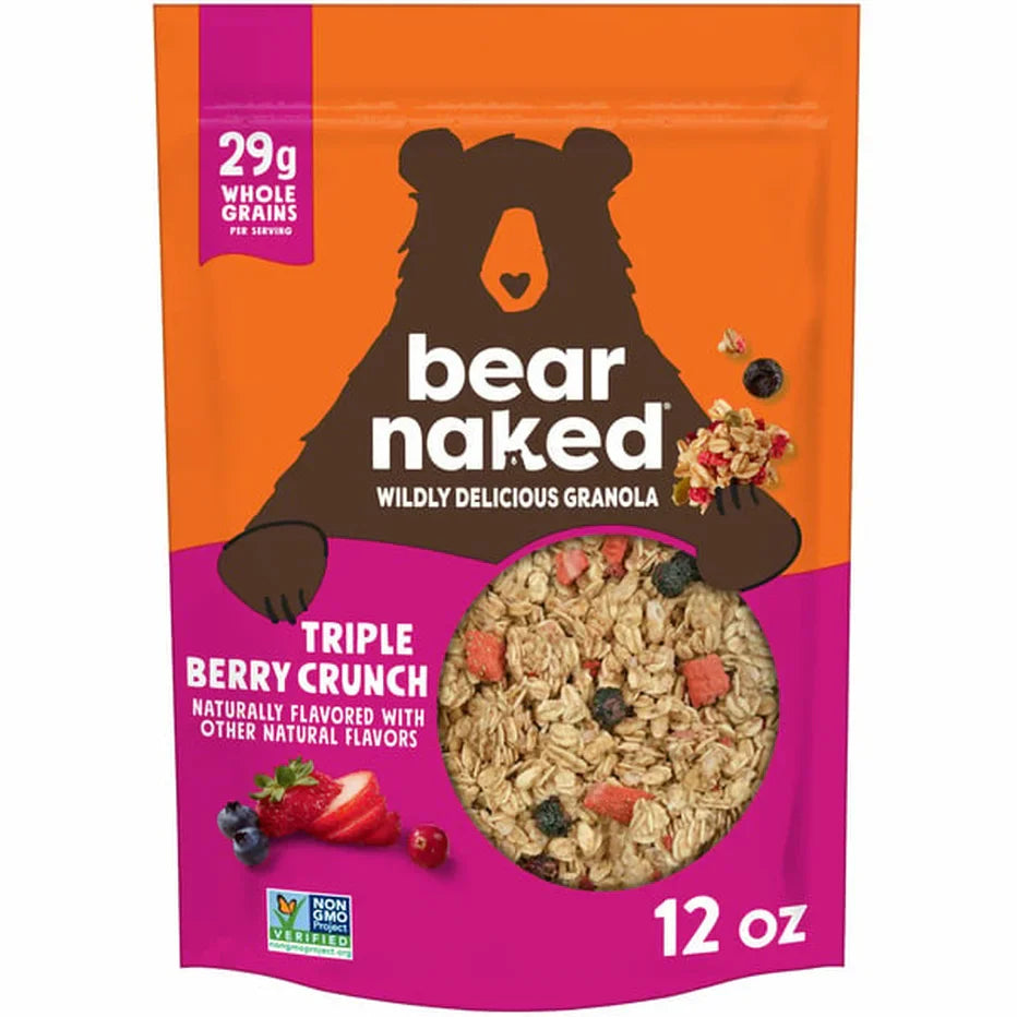 Bear Naked Granola - Triple Berry Crunch, 12 Oz. (Pack of 6)