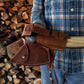 Leather Axe Case with Adjustable Straps