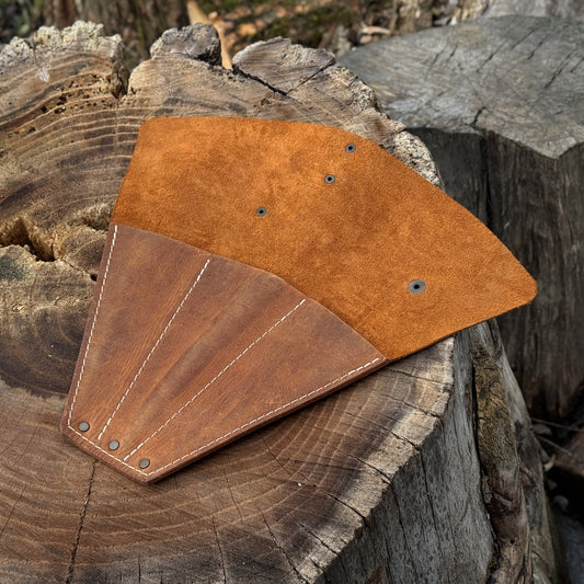 Leather Case for 3 Throwing Knives