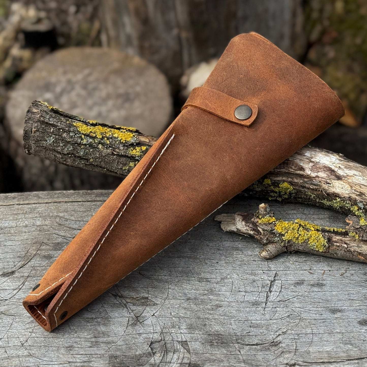 Leather Case for 3 Throwing Knives