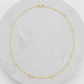14k Two Tone Gold Love Necklace