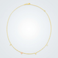 14k Two Tone Gold Love Necklace