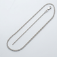 10k White Gold Gourmette Chain 1.5mm