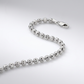 14k White Gold Diamond-Cut Bead Chain 1.2mm