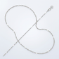 14k White Gold Singapore Chain 1.0mm