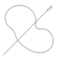 14k White Gold Singapore Chain 1.0mm