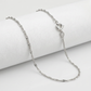 10k White Gold Singapore Chain 1.0mm
