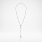 Fine Rosary Chain and Bead Necklace in Sterling Silver
