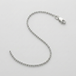 14k White Gold Bead Chain 1.0mm
