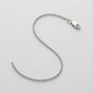 14k White Gold Bead Chain 1.0mm
