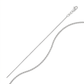 10k White Gold Wheat Chain 0.6mm