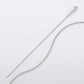 10k White Gold Wheat Chain 0.6mm