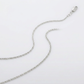 10k White Gold Wheat Chain 0.6mm