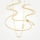14k Yellow Gold Adjustable Box Chain 0.6mm