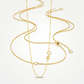 14k Yellow Gold Adjustable Box Chain 0.6mm